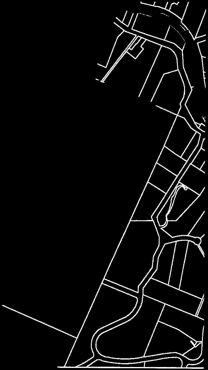 Red line segment representing the Growth Boundary