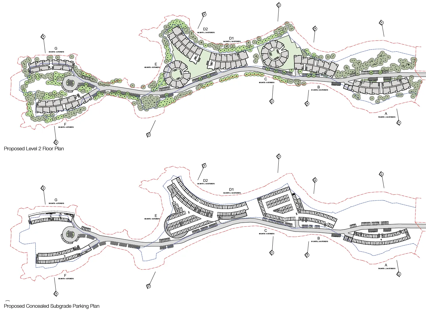 Rendering - View from E&N Rail Trail