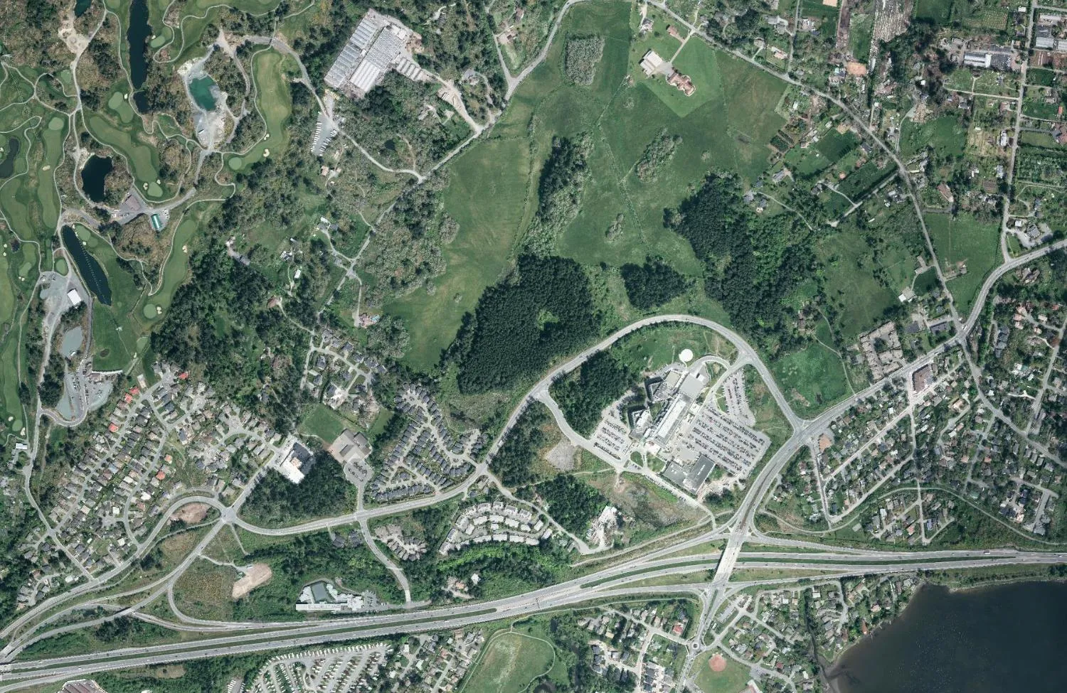 Street map base showing the Victoria General Hospital and surrounding road network
