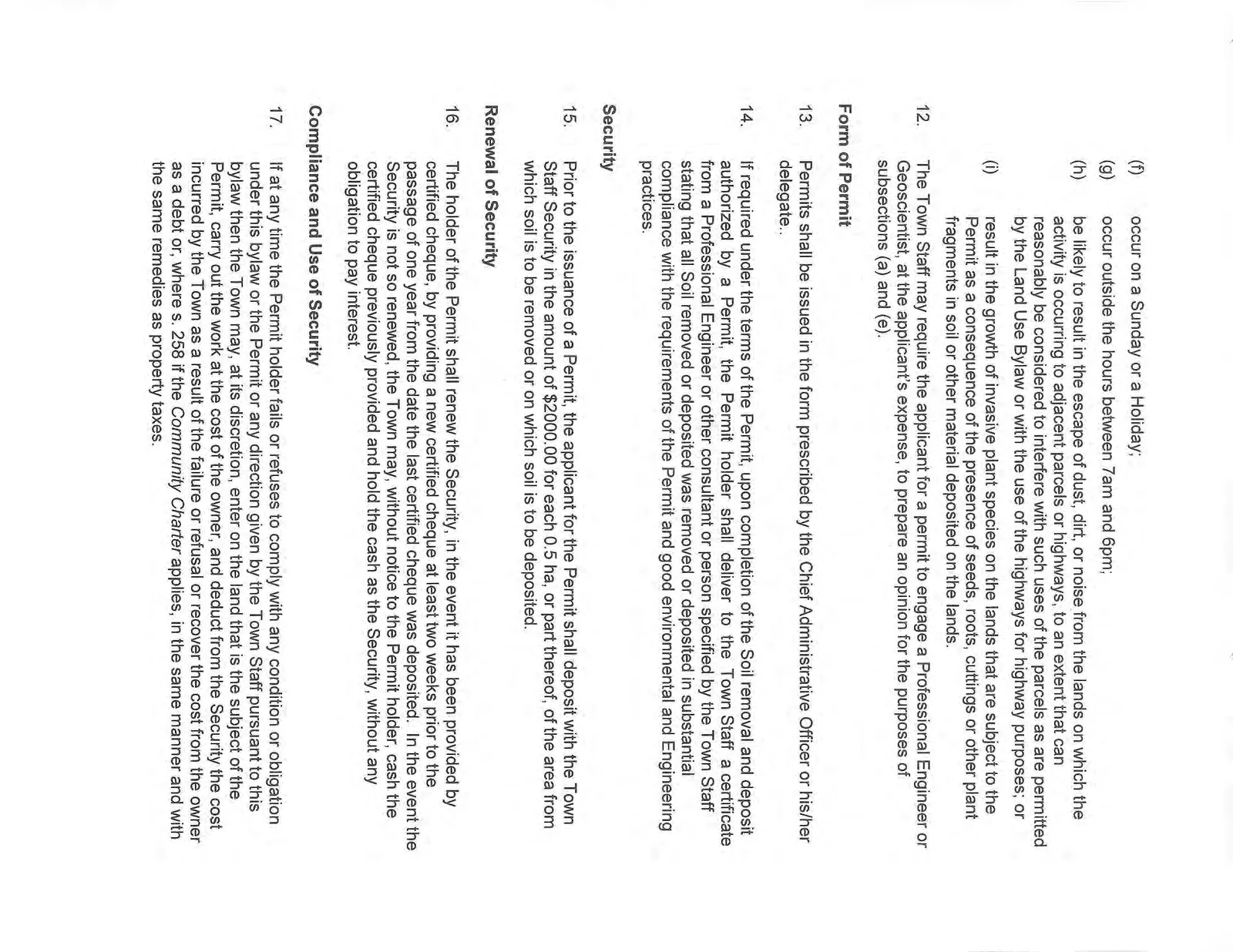 Town of View Royal Draft Soil Deposit/Removal Bylaw No. 869, Page 4