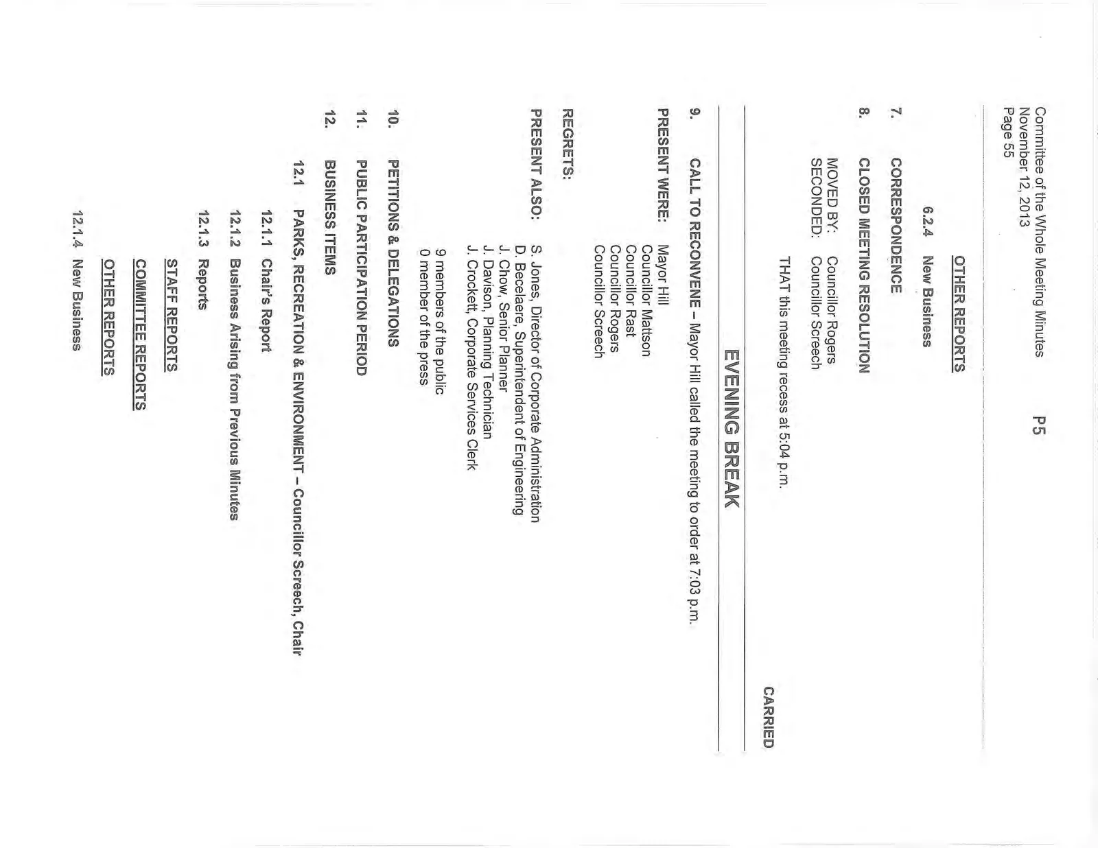 Meeting Minutes Page 5