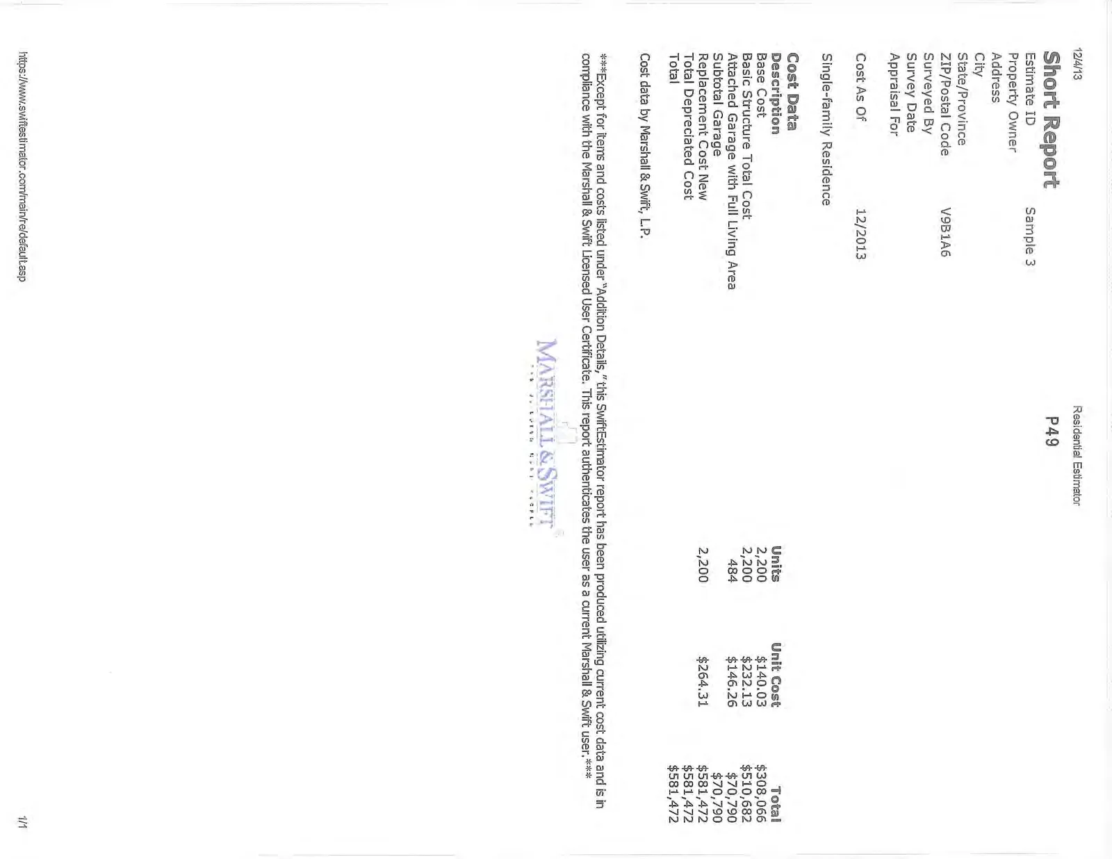 Short Report for Sample 3