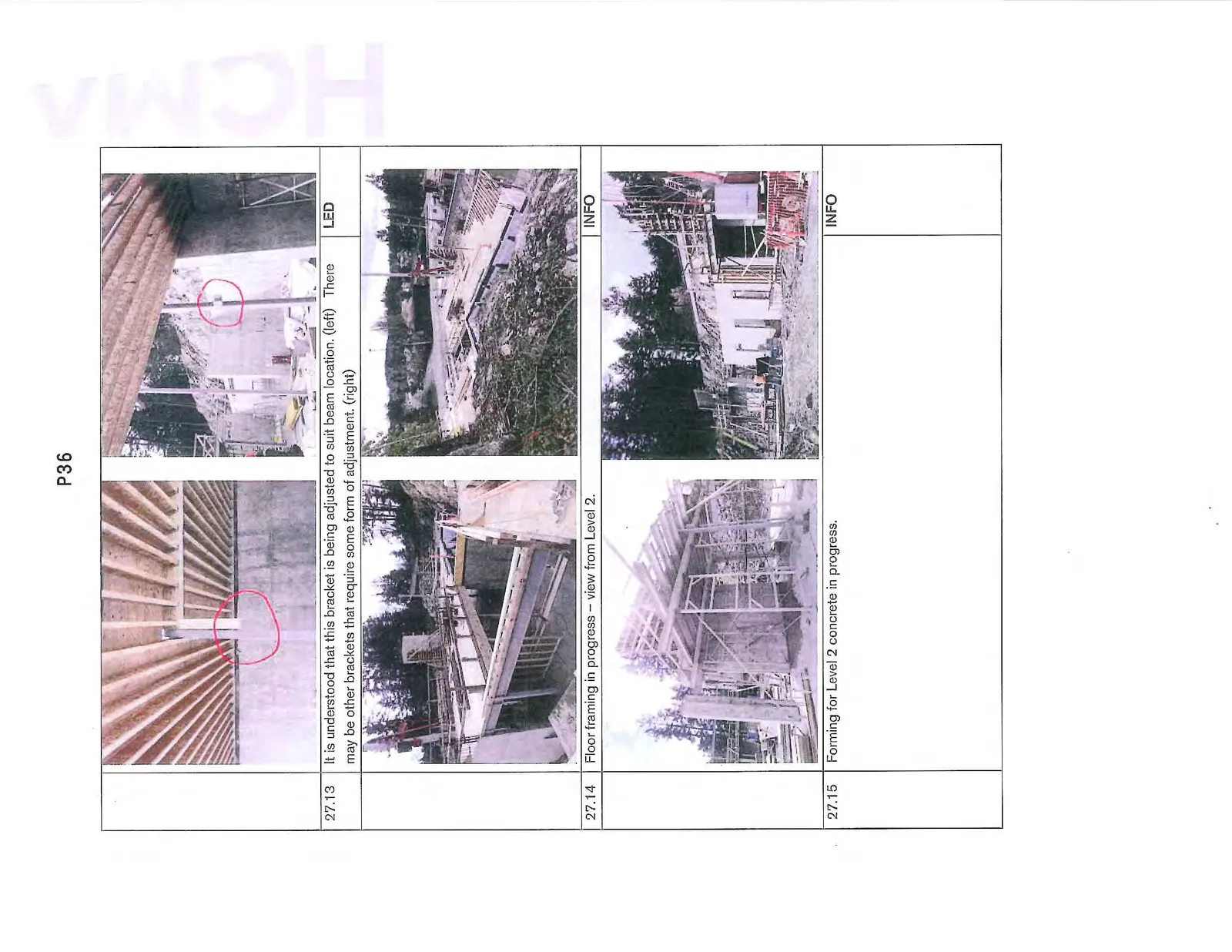 Work associated w. PCN 23 + CD 03 in progress (left)