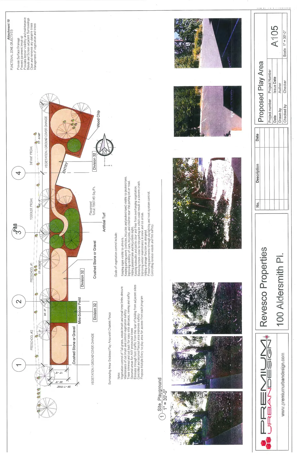 Site Playground plan diagram