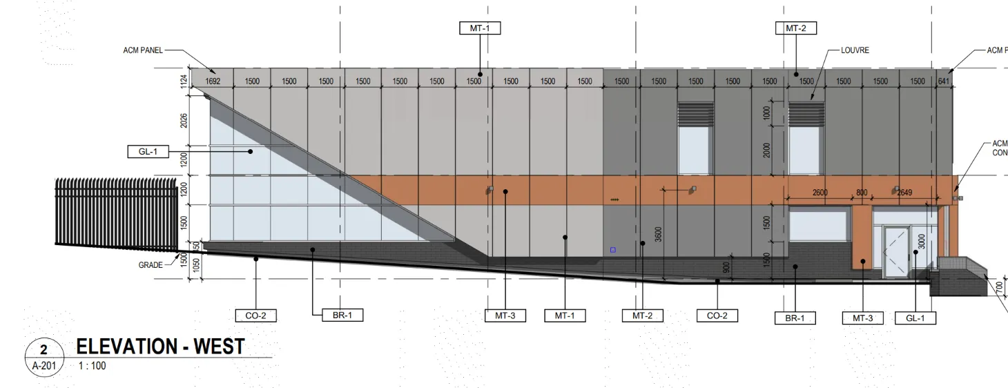 Detailed site plan showing the Electrical Energy Centre, setbacks, service driveway, and 3.0m picket security fence.
