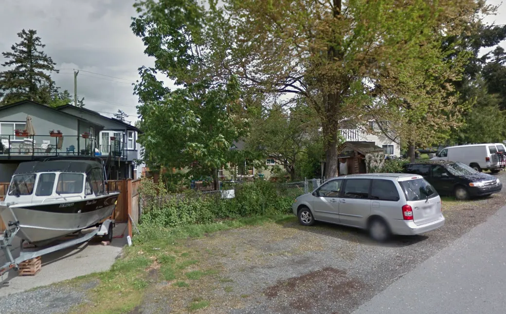 Photo from Helmcken Road looking Southwest across the street