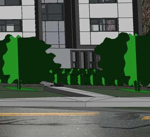 Site plan diagram segment 3