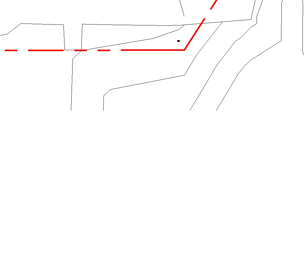 Roof level plan diagram segment 15