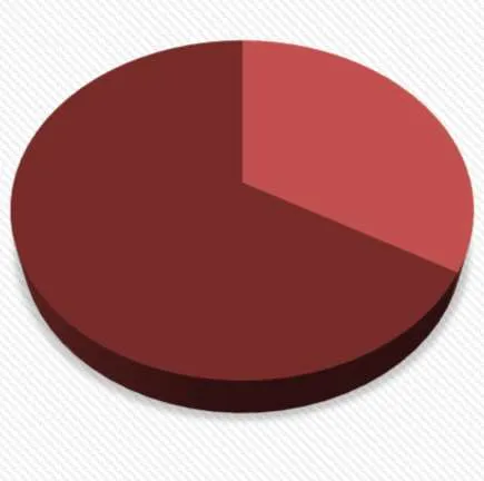 Pie chart showing the distribution of Part 3 permit types for the month, consisting of Minor Projects