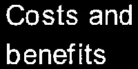 Section heading for "Costs and benefits"