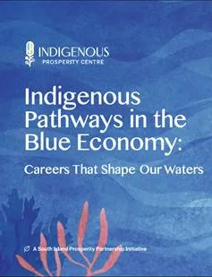 Cover of "Indigenous Pathways in the Blue Economy: Careers That Shape Our Waters" report