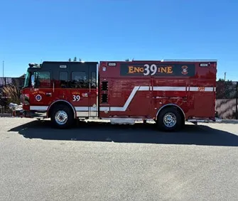 New Engine 39 fire truck