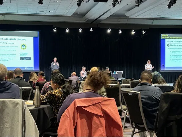 Sessions at the APN conference were all provided in sign language as well