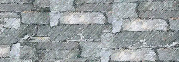 Stone cladding texture detail