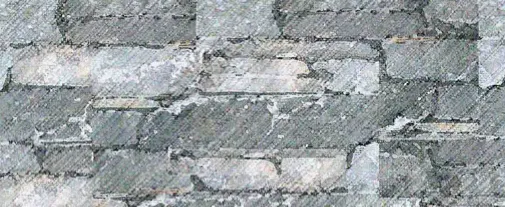 Stone cladding texture detail