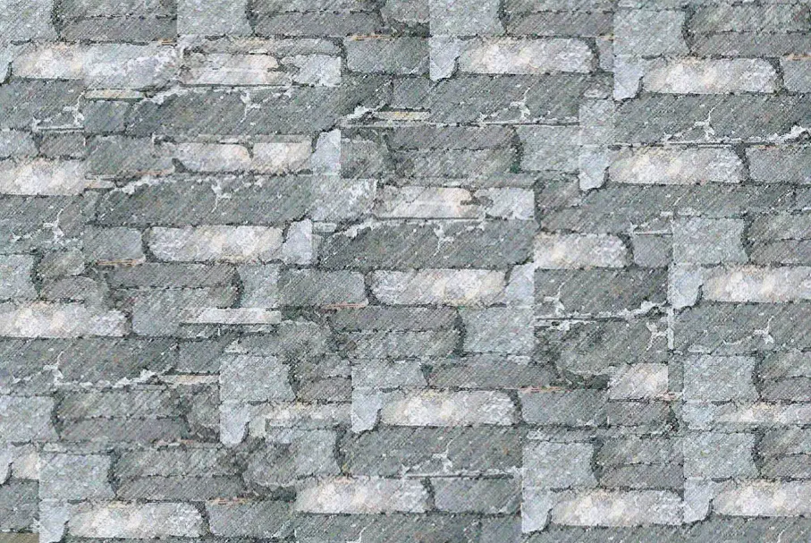 Stone cladding texture detail