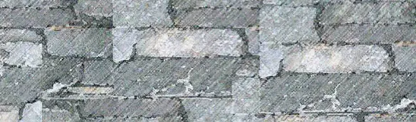 Stone cladding texture detail