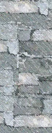 Detail of Spring Valley ledge stone cladding