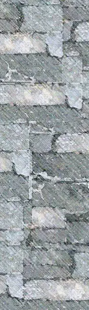 Detail of Spring Valley ledge stone cladding