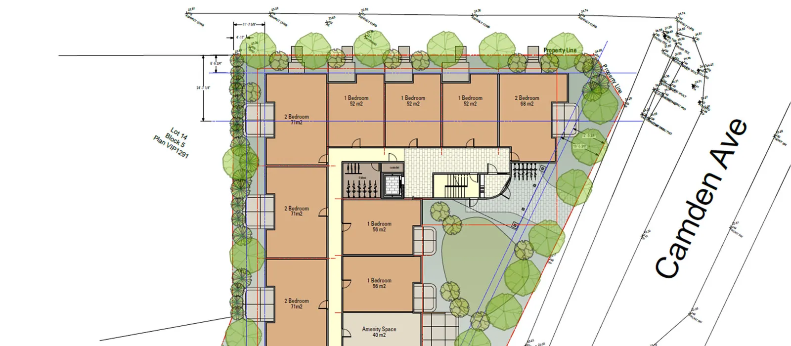 Figure 2: Site Plan and Access - Upper Portion