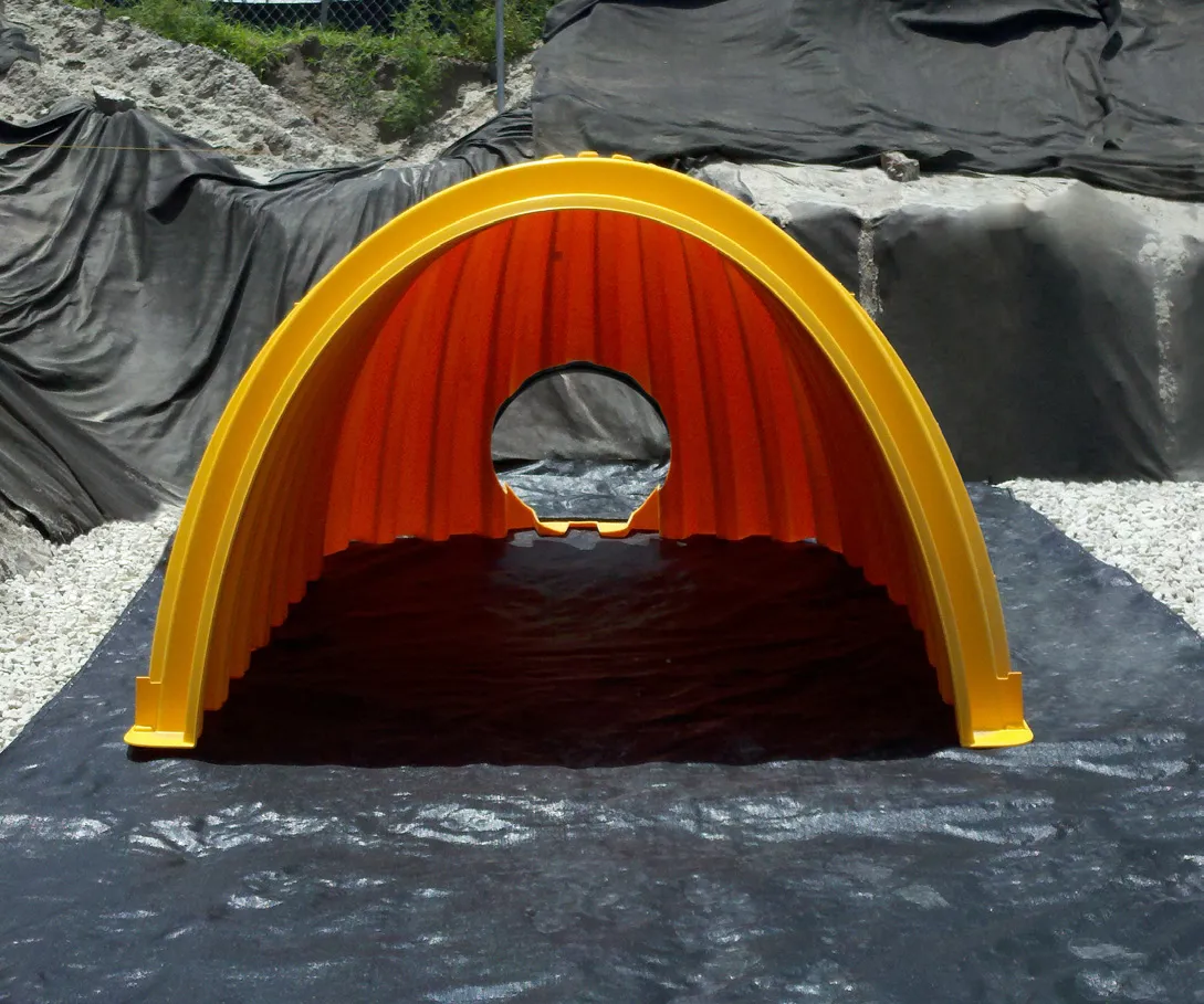 A single MC-4500 StormTech chamber showing the end connection