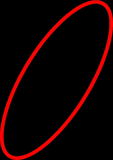 Red oval highlighting the park and shoreline access area