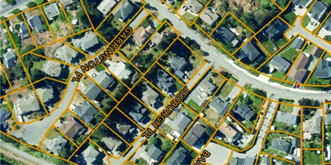 Key Plan aerial view northeast portion