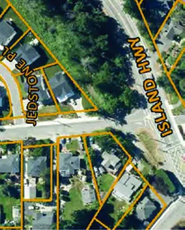 Key Plan aerial view southwest portion showing Garrington Pl and Jedburgh Pl