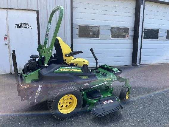 front view of new zero-turn mower