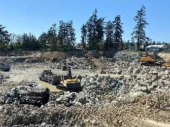Construction site photo for 258 Helmcken Rd