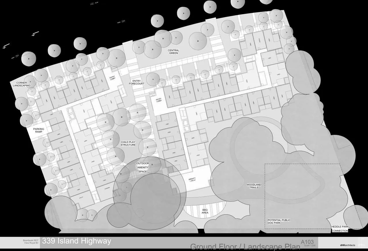 Typical Floor Plan layout showing residential unit distribution