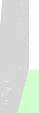 Fragment showing building edge and adjacent sidewalk