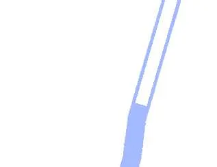 Detail of the new 200ø D.I. water main alignment