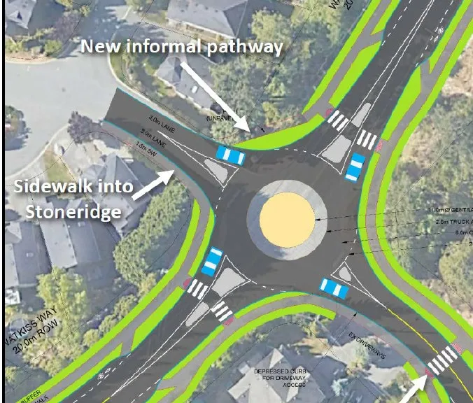 Original Circular Roundabout design diagram