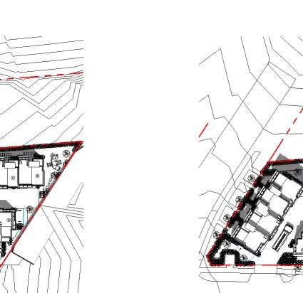 3D perspective rendering from the south corner of Eltham Road.