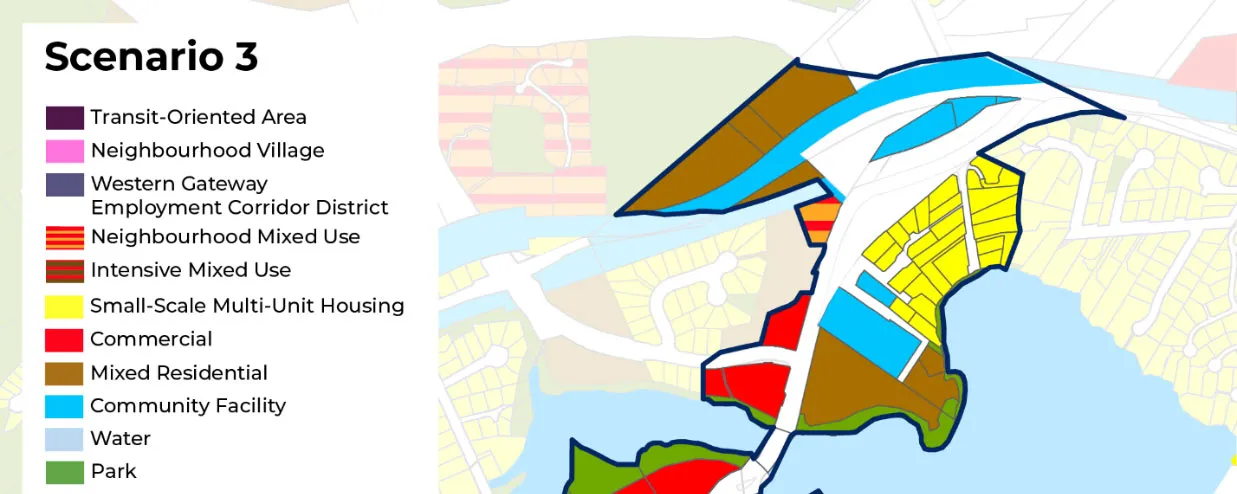 Scenario 3 Map - Top portion