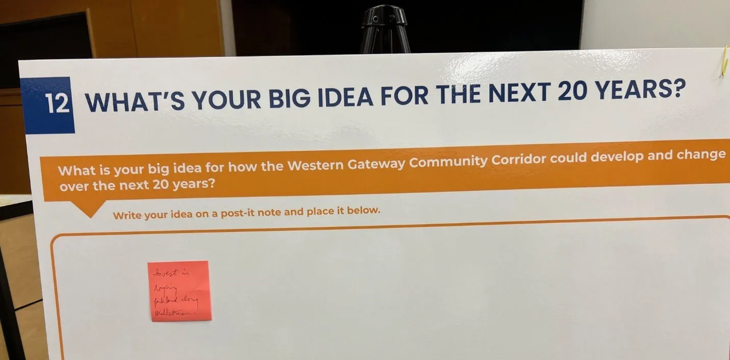 Feedback board for big ideas - October 22, 2025