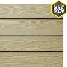 Material swatch for James Hardie Plank in a tan wood-grain finish