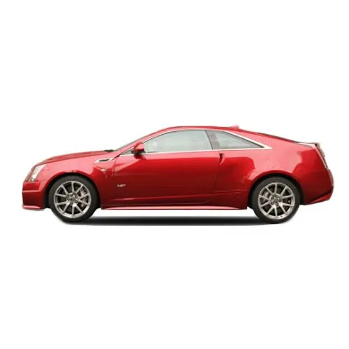 Red car, side profile