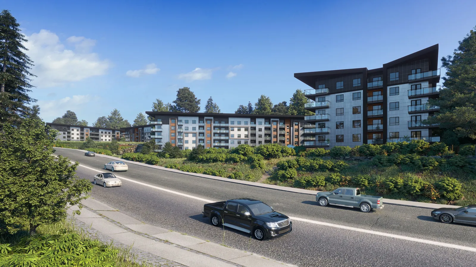 Rendering of Lot B from Erskine Lane
