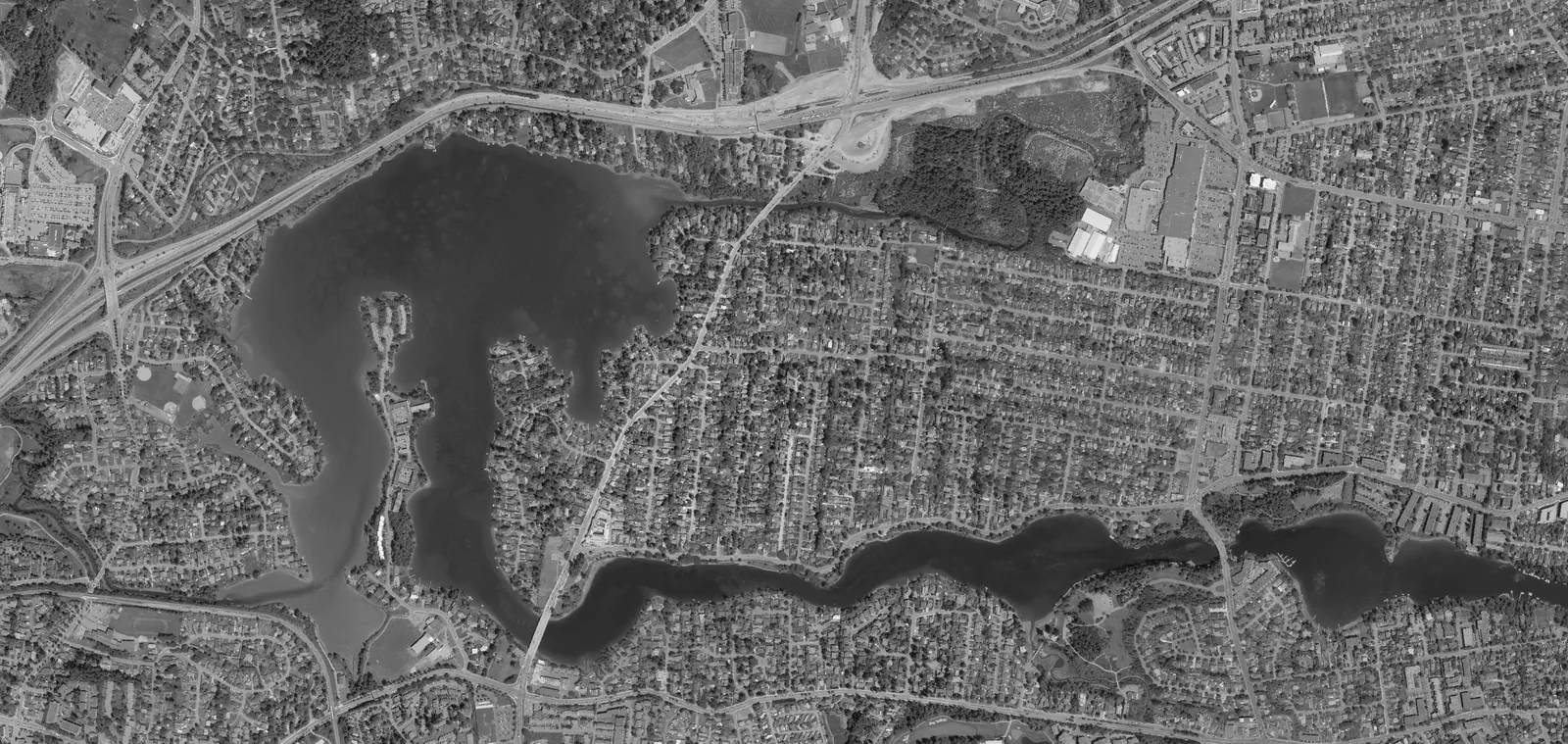 Aerial base map of the coastal area