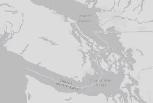 Regional context map showing the Capital Regional District