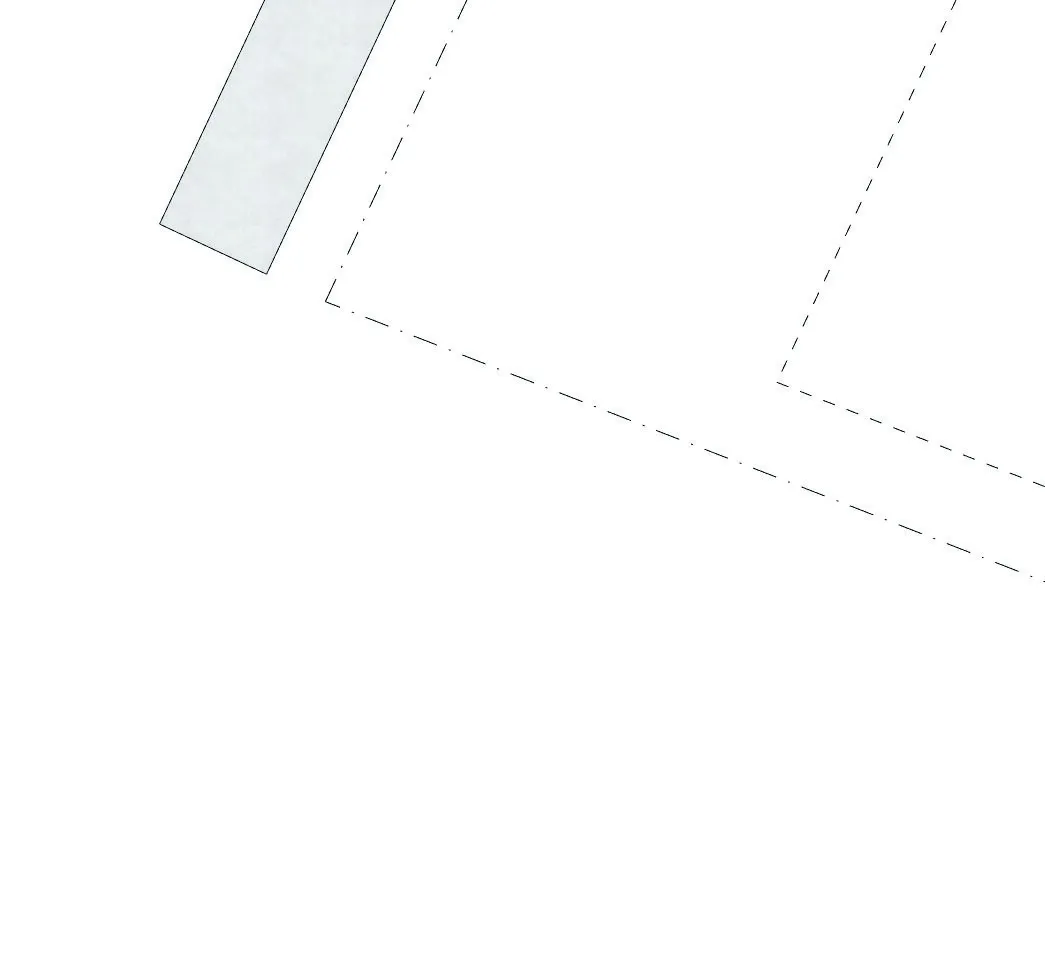 Detail of the eastern property boundary plantings on Lot 2