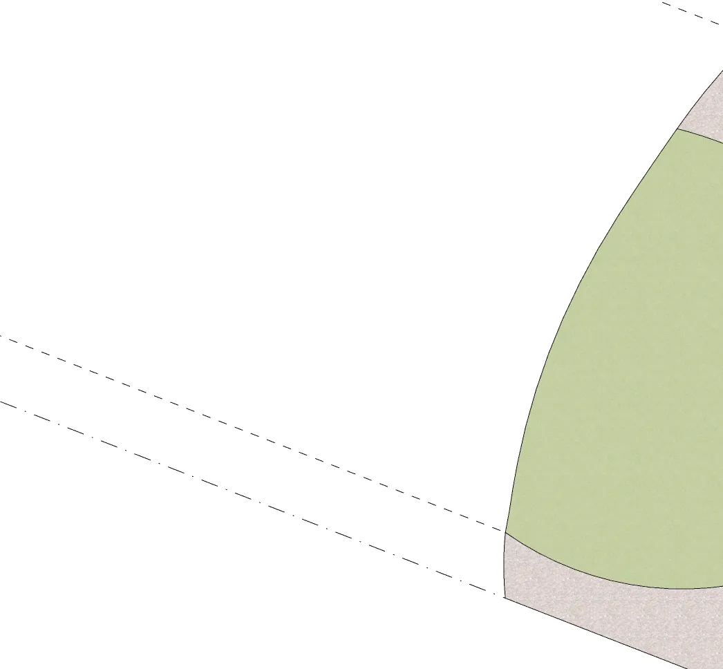 Planting legend symbols for trees and large shrubs