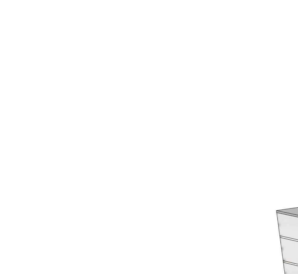 Rendering detail showing building façade corner junction