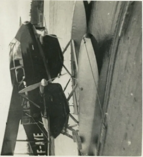 a seaplane docked