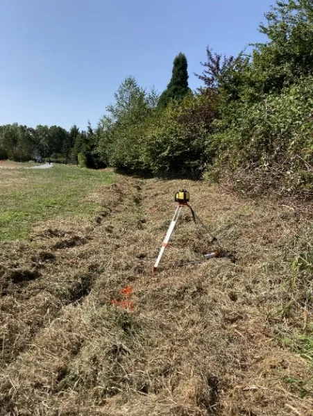 surveying for ditch clearing
