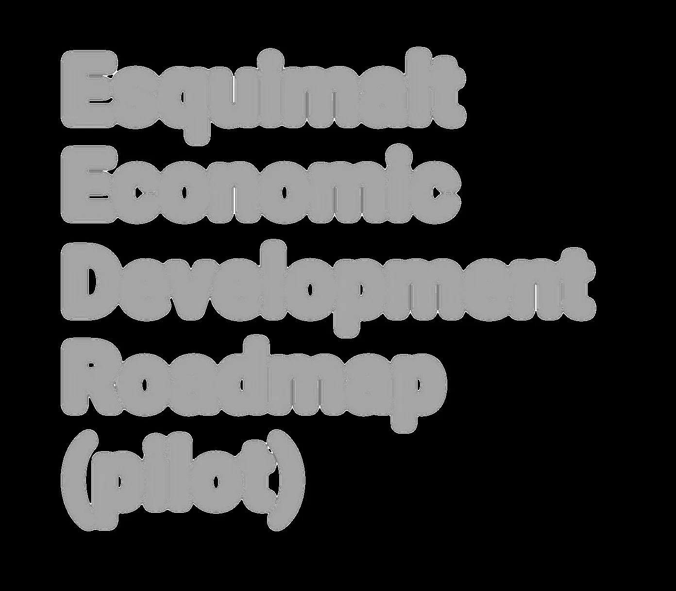 Text "Esquimalt Economic Development Roadmap (pilot)"