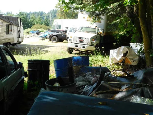 Properties located east of the Site.