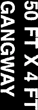 Label for gangway dimensions